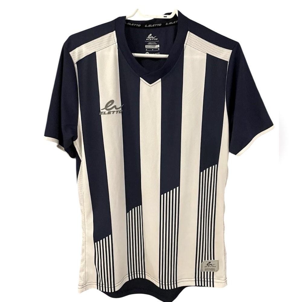 Eletto NEWCASTLE II JERSEY Navy White Size Medium Adult